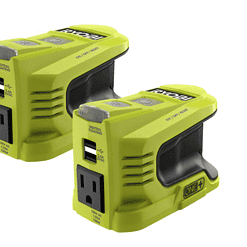 RYOBI RYi150BG-CMB1 (2) 150-Watt Battery Powered Inverter for ONE+ 18V Battery