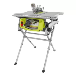 RYOBI Table Saw RTS12 15 Amp 10-in with Folding Stand