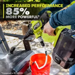 RYOBI RY124052KVNM 40-Volt HP Brushless EZClean 600 PSI 0.7 GPM Cold Water Power Cleaner with 2.0 Ah Battery and Charger