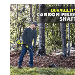 RYOBI RY40209BTLVNM 40V HP Brushless 15 in. Cordless Carbon Fiber Shaft Attachment Capable String Trimmer (Tool Only)