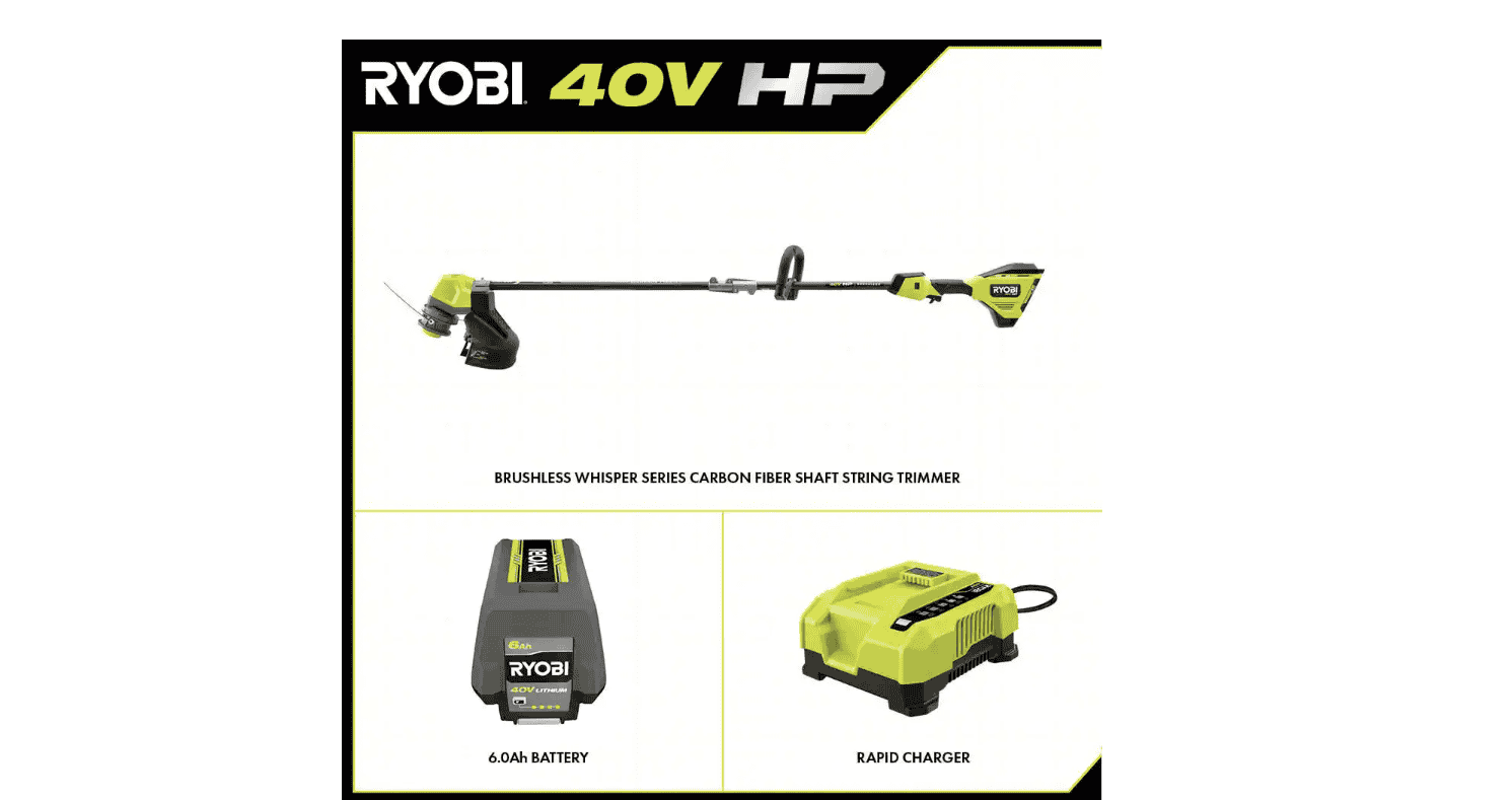 RYOBI RY402110VNM 40V HP Brushless Whisper Series 17 in