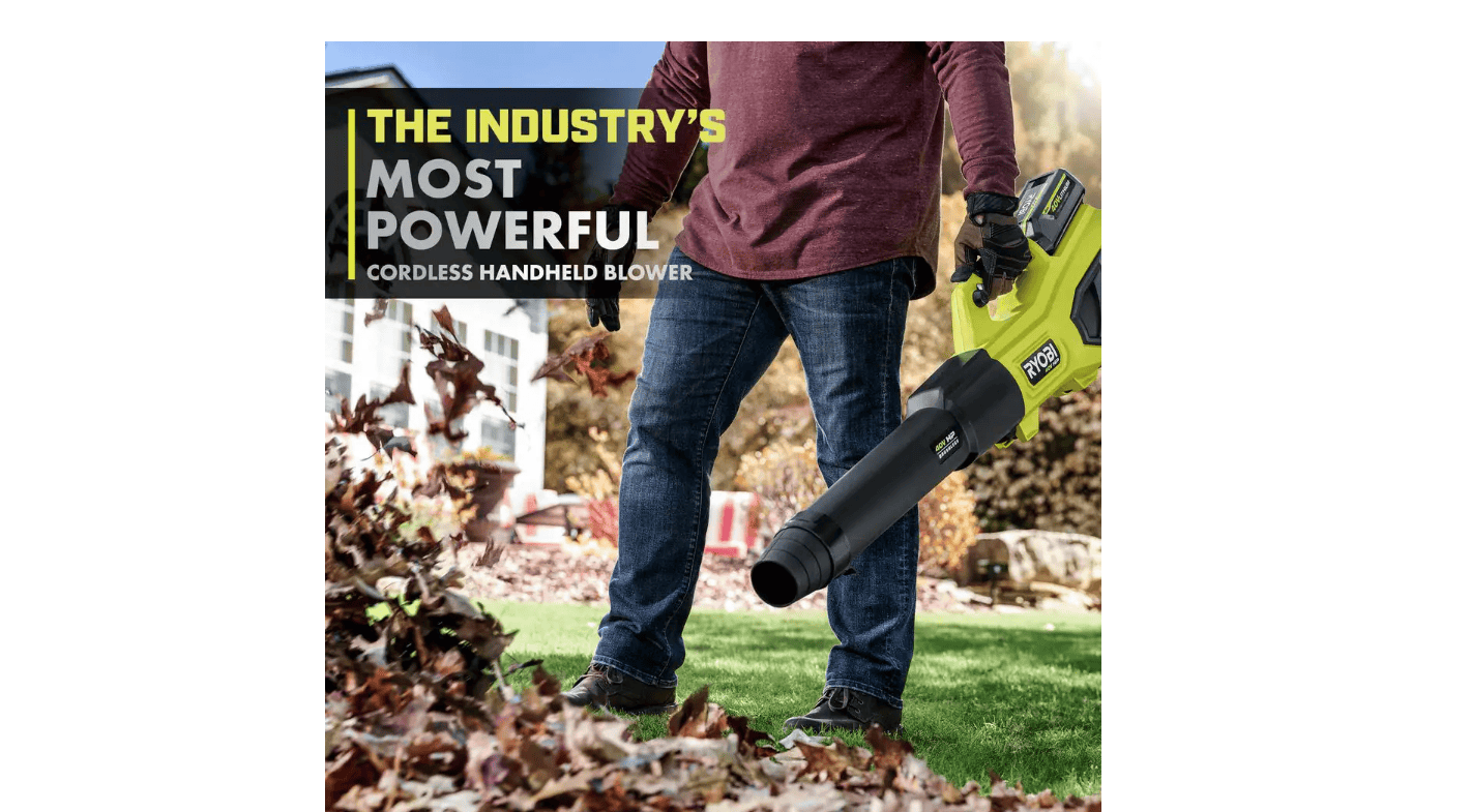 RYOBI RY404100VNM 40V HP Brushless Whisper Series 190 MPH 730 CFM
