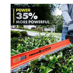 RYOBI RY40640VNM 40V HP Brushless 26 in. Cordless Battery Hedge Trimmer with 2.0 Ah Battery and Charger
