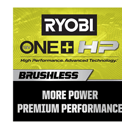 RYOBI PBLCK01K ONE+ HP 18V Brushless Cordless 1/2 in. Drill/Driver and Impact Driver Kit w/(2) 2.0 Ah Batteries, Charger, and Bag