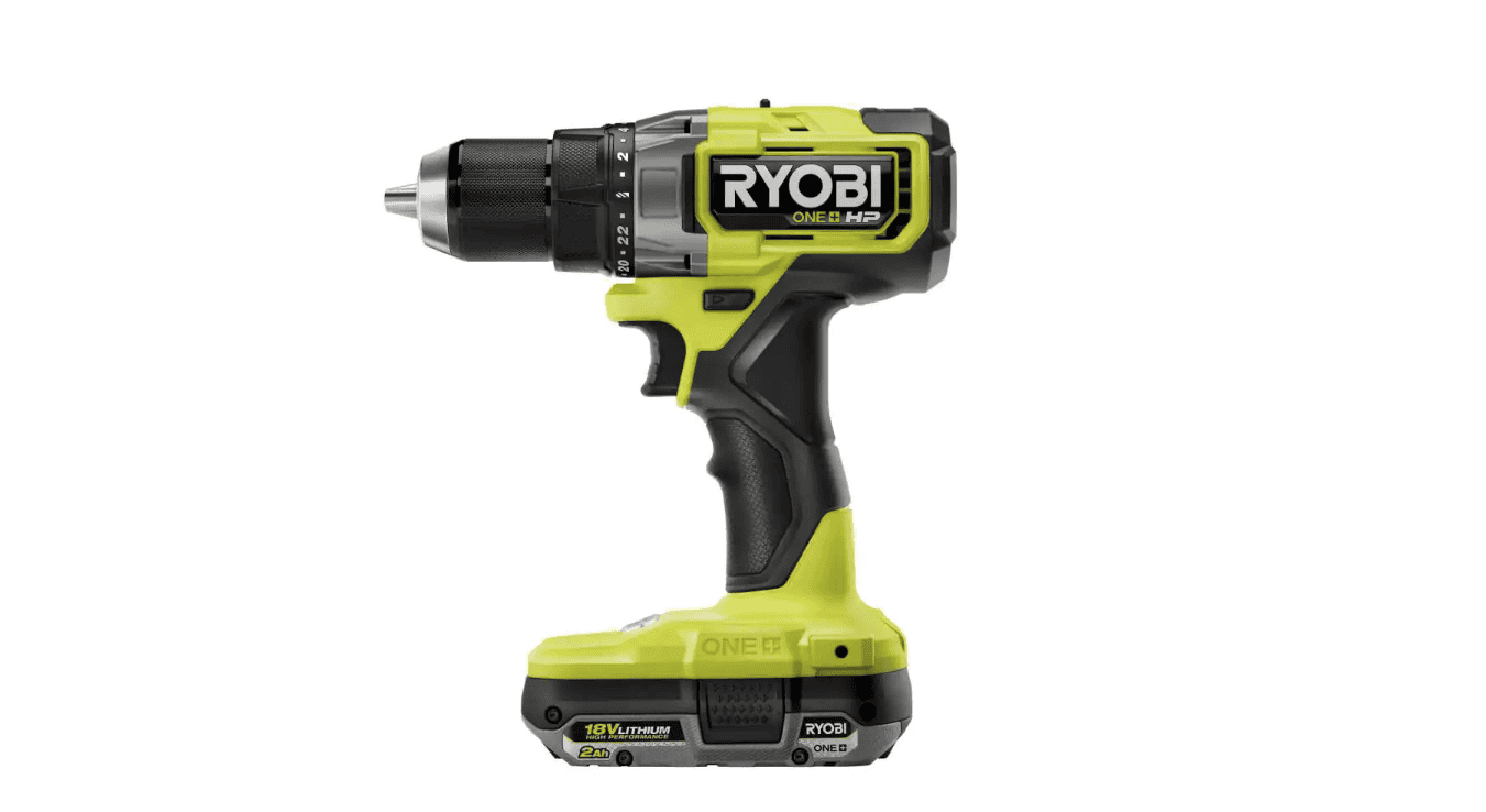 RYOBI PBLCK01K ONE+ HP 18V Brushless Cordless 1/2 in. Drill/Driver and Impact Driver Kit w/(2) 2.0 Ah Batteries, Charger, and Bag