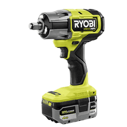 RYOBI P262K1 ONE+ HP 18V Brushless Cordless 4-Mode 1/2 in. Impact Wrench Kit w/ 4.0 Ah HIGH PERFORMANCE Lithium-Ion Battery & Charger