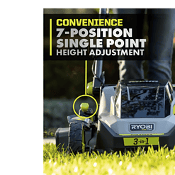 RYOBI RY401170VNM 40V HP Brushless 20 in. Cordless Battery Walk Behind Push Mower with 6.0 Ah Battery and Charger