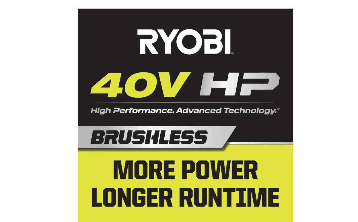 RYOBI RY40960VNM 40V HP Cordless Leaf Blower & String Trimmer with Battery & Charger