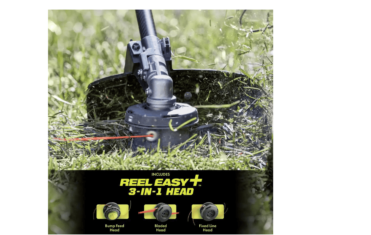 RYOBI RY40960VNM 40V HP Cordless Leaf Blower & String Trimmer with Battery & Charger