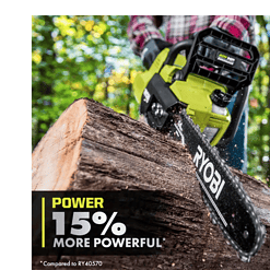 RYOBI RY405100 40V HP Brushless 14 in. Electric Cordless Chainsaw with 4.0 Ah Battery and Charger