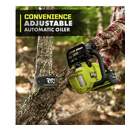 RYOBI RY405100 40V HP Brushless 14 in. Electric Cordless Chainsaw with 4.0 Ah Battery and Charger