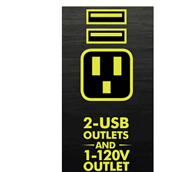 RYOBI RYi150BG-CMB1 (2) 150-Watt Battery Powered Inverter for ONE+ 18V Battery