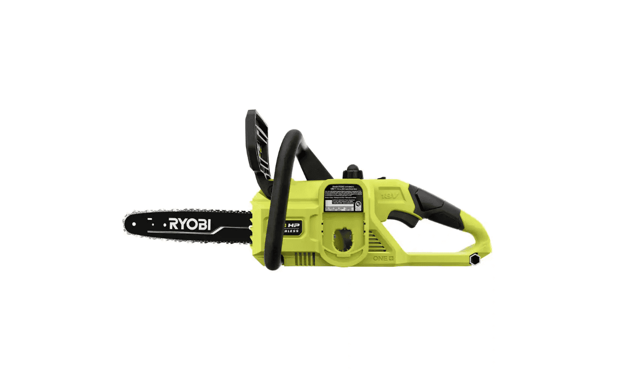 RYOBI P2502BTL ONE+ HP 18V Brushless 10 in. Cordless Battery Chainsaw (Tool Only)