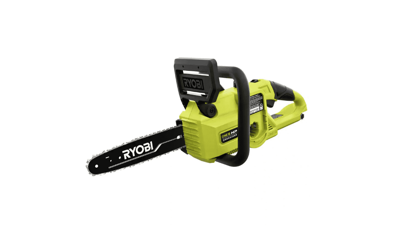 RYOBI P2502BTL ONE+ HP 18V Brushless 10 in. Cordless Battery Chainsaw (Tool Only)