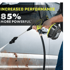 RYOBI RY121852KVNM ONE+ HP 18V Brushless EZClean 600 PSI 0.7 GPM Cordless Cold Water Power Cleaner with 4.0 Ah Battery and Charger