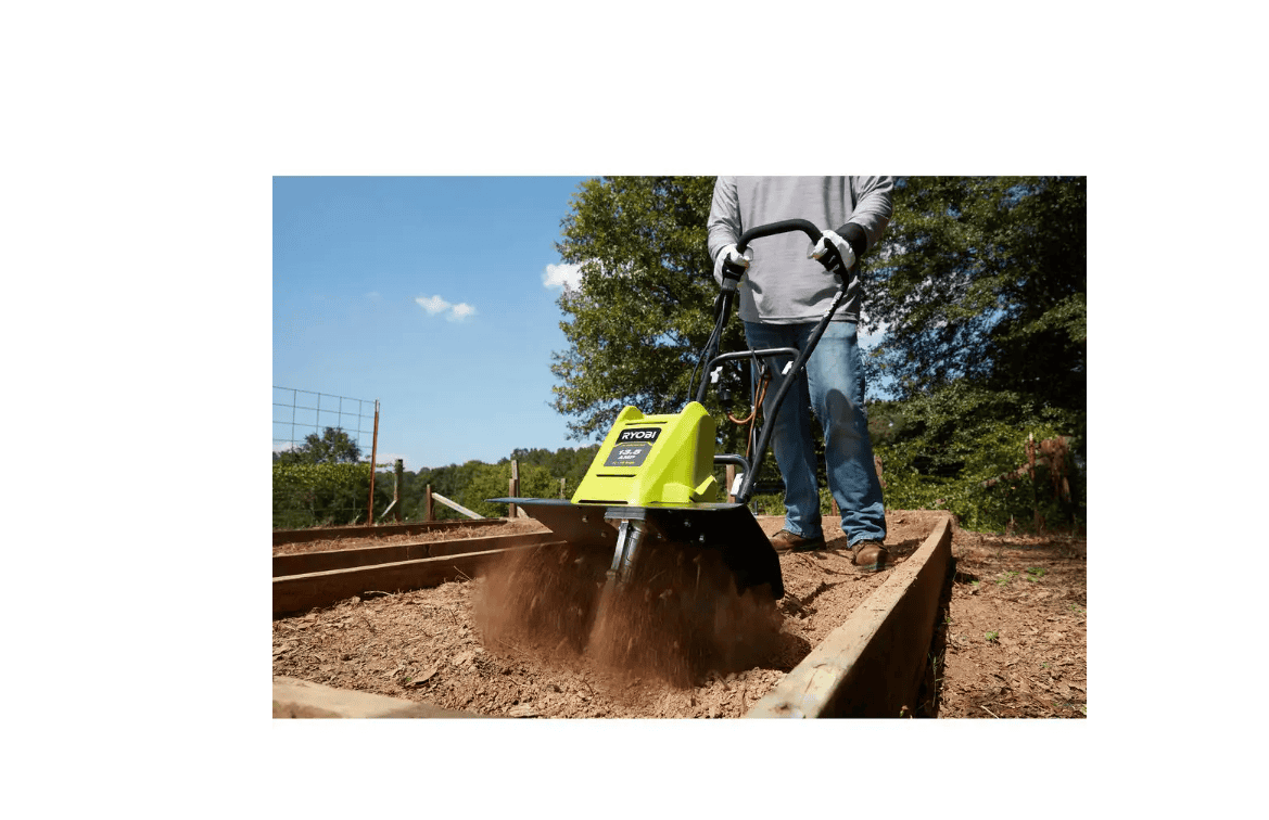 RYOBI RYAC700 11 in. 8.5 Amp Corded Cultivator