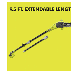 RYOBI P4361 ONE+ 18V 8 in. Cordless Battery Pole Saw with 1.3 Ah Battery and Charger