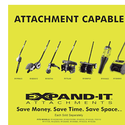 RYOBI RYTIL66 Expand-It 10 in. Universal Cultivator String Trimmer Attachment