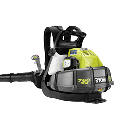 RYOBI RY38BP 175 MPH 760 CFM 38cc Gas Backpack Leaf Blower