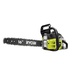 RYOBI RY3716 16 in. 37cc 2-Cycle Gas Chainsaw with Heavy-Duty Case