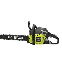 RYOBI RY3716 16 in. 37cc 2-Cycle Gas Chainsaw with Heavy-Duty Case