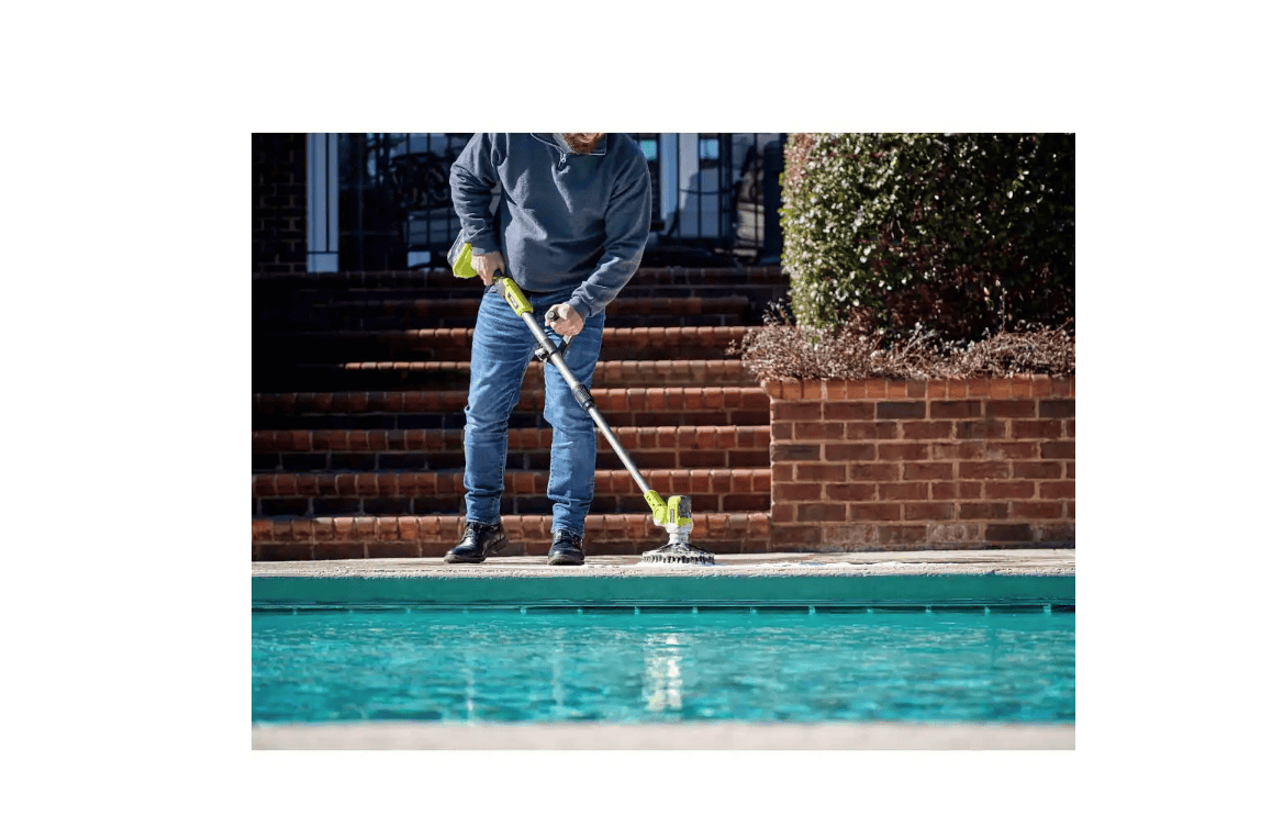 RYOBI P4500 ONE+ 18V Cordless Telescoping Power Scrubber (Tool Only)