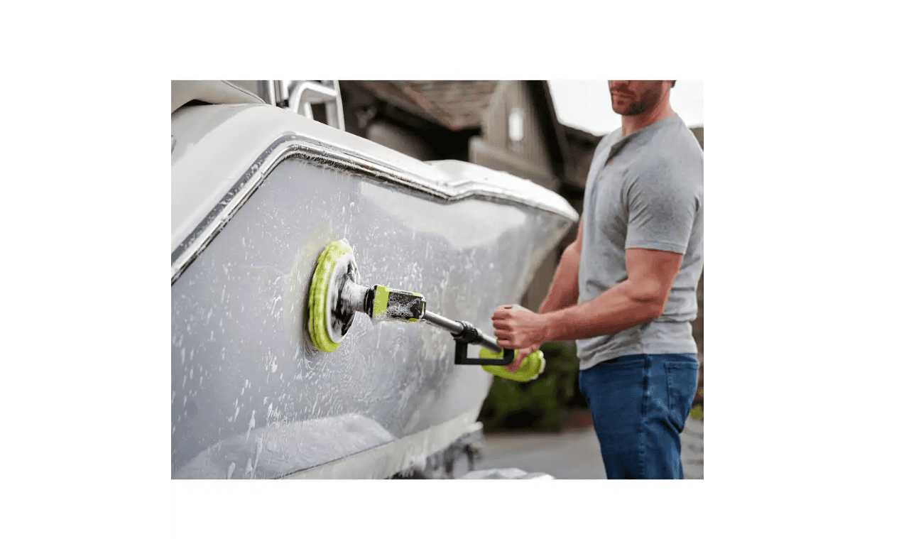 RYOBI P4500 ONE+ 18V Cordless Telescoping Power Scrubber (Tool Only)