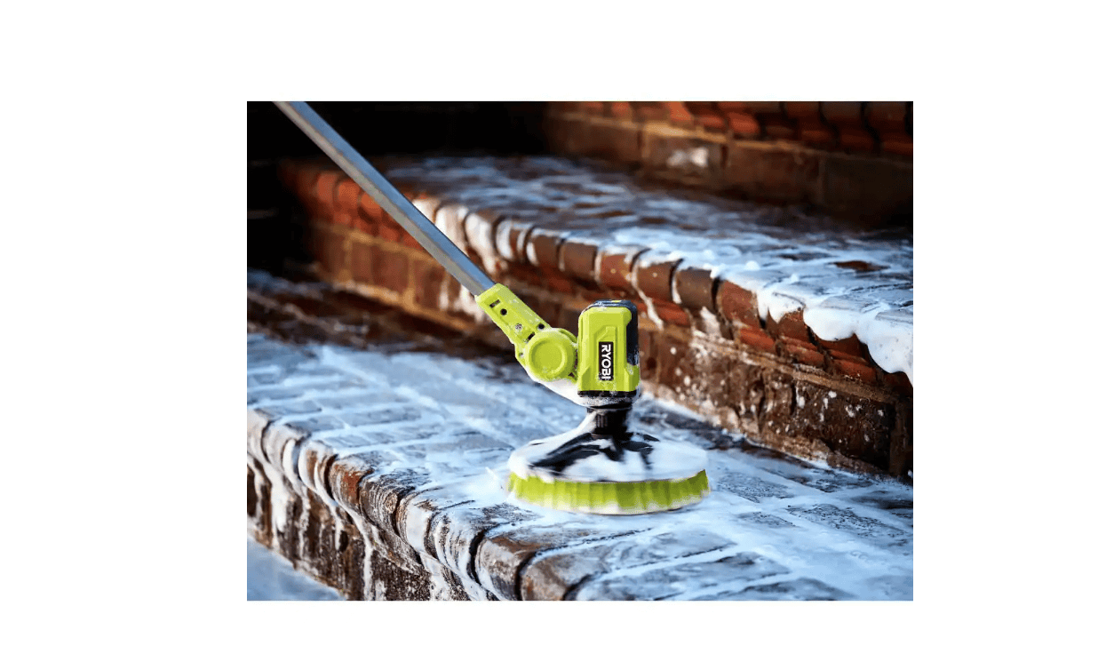 RYOBI P4500 ONE+ 18V Cordless Telescoping Power Scrubber (Tool Only)
