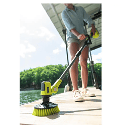 RYOBI P4500 ONE+ 18V Cordless Telescoping Power Scrubber (Tool Only)