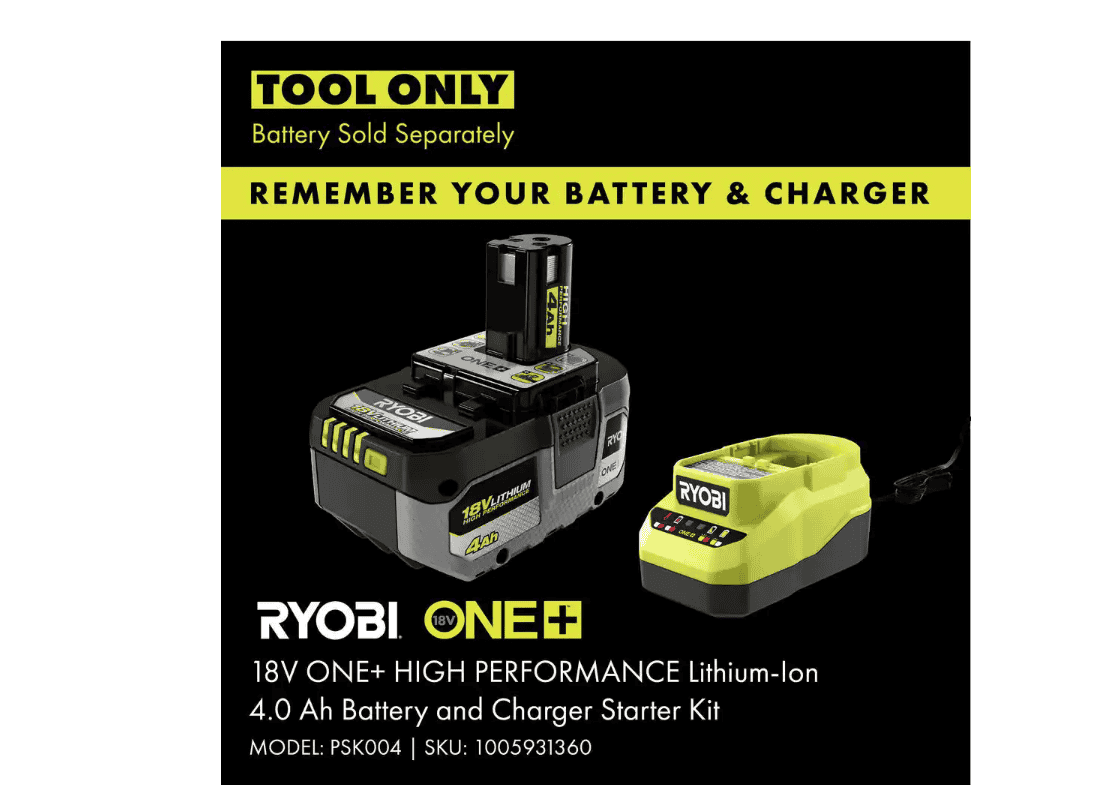RYOBI P4500 ONE+ 18V Cordless Telescoping Power Scrubber (Tool Only)