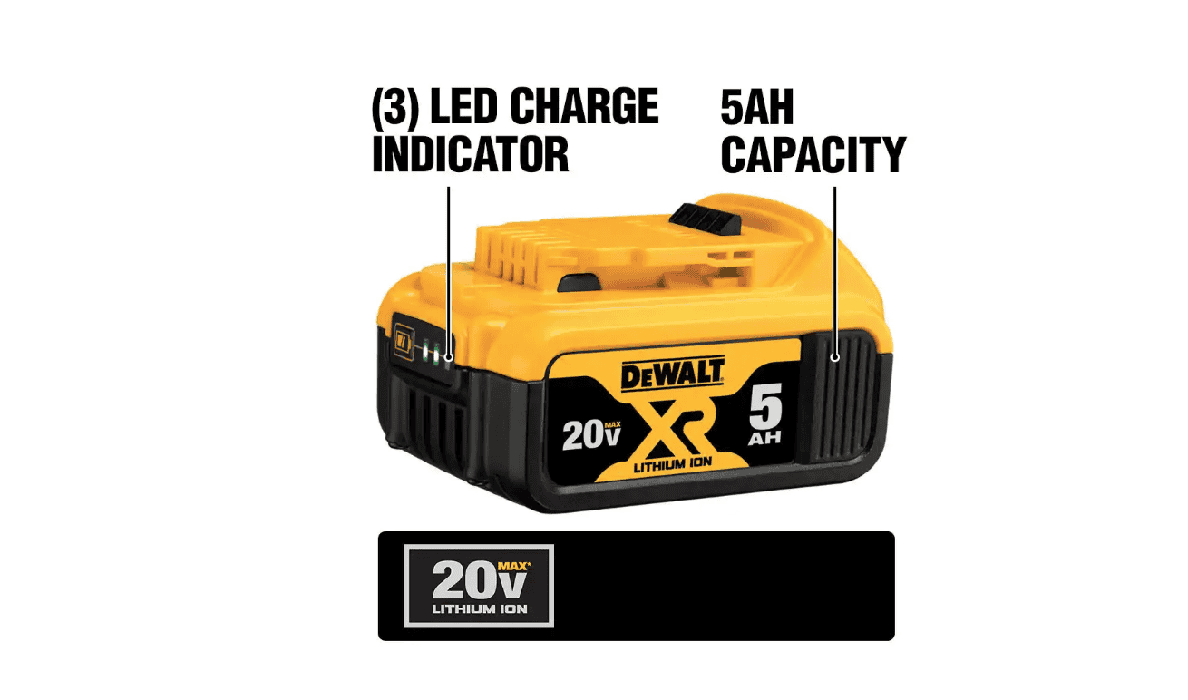 DEWALT Reciprocating Saw DCS380P1 20-Volt MAX Cordless with (1) Battery 5.0Ah & Charger - Image 4