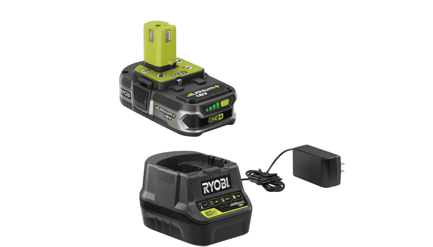 RYOBI P547 ONE+ 18V 10 in. Cordless Battery Chainsaw with 1.5 Ah Battery and Charger