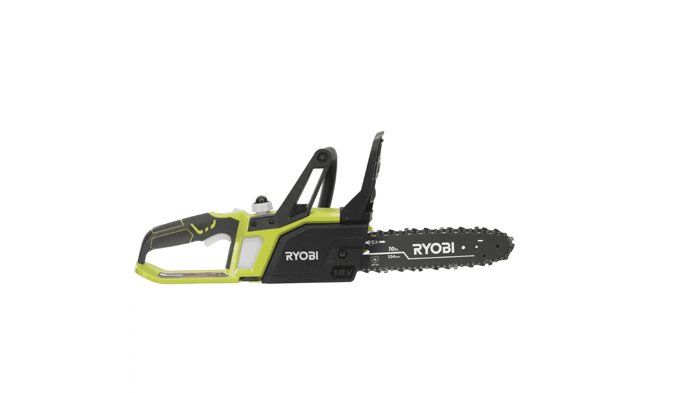 RYOBI P547 ONE+ 18V 10 in. Cordless Battery Chainsaw with 1.5 Ah Battery and Charger