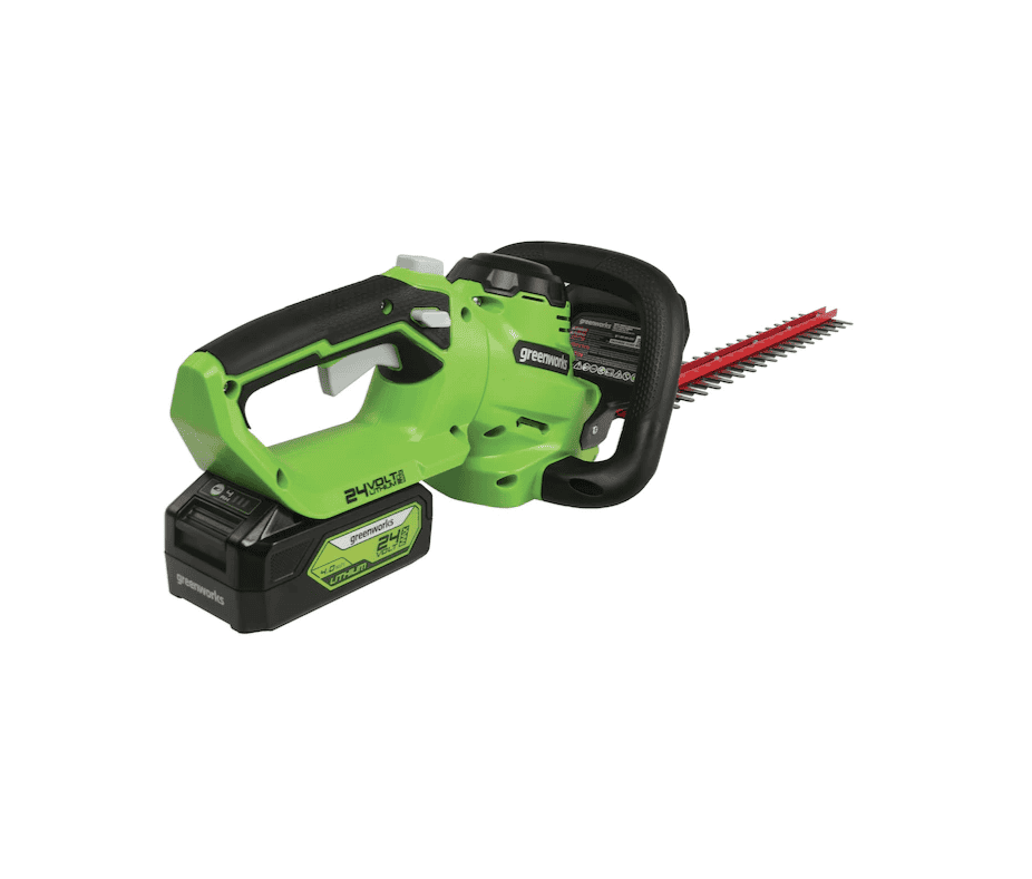 Greenworks HT24B414 24-Volt 22-in Dual Cordless Electric Hedge Trimmer (Battery & Charger Included) - Image 5