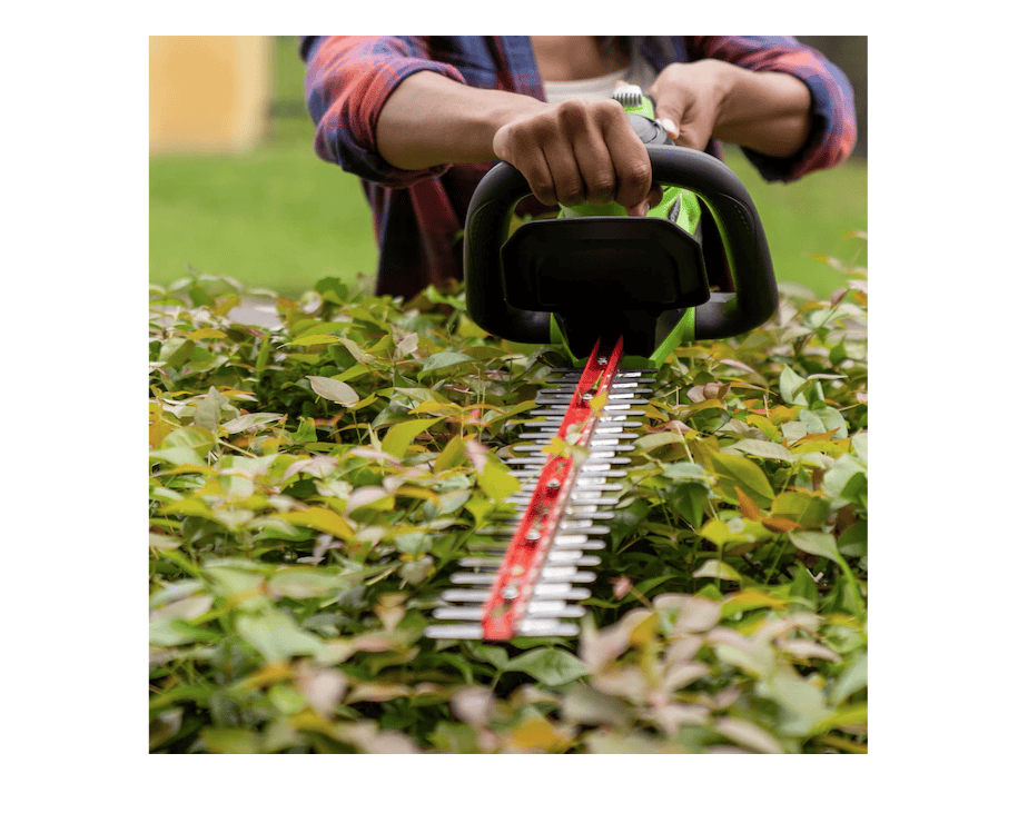 Greenworks HT24B414 24-Volt 22-in Dual Cordless Electric Hedge Trimmer (Battery & Charger Included) - Image 11