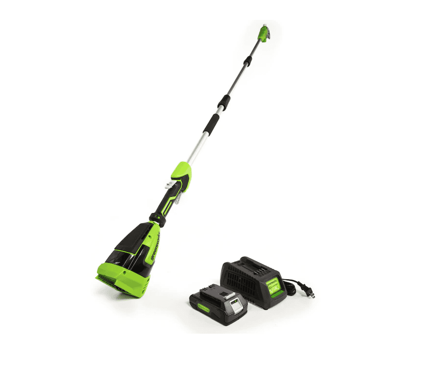 Greenworks PS24B210 24-Volt 8-in Cordless Electric Pole Saw 2 Ah (Battery & Charger Included) - Image 3