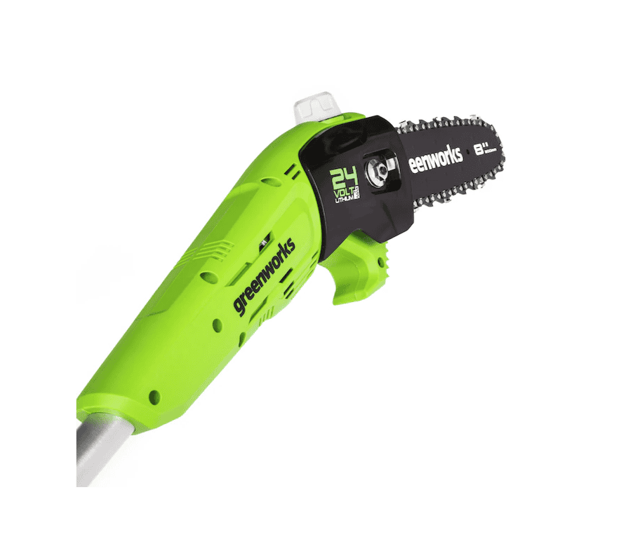 Greenworks PS24B210 24-Volt 8-in Cordless Electric Pole Saw 2 Ah (Battery & Charger Included) - Image 5