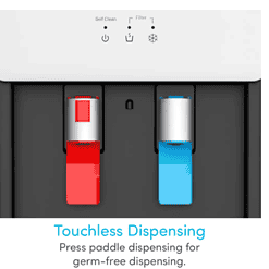 Avalon Self-Cleaning Touchless Bottle-Less Water Cooler Dispenser with Hot/Cold Water, Child Lock, NSF/UL/ENERGY STAR, White