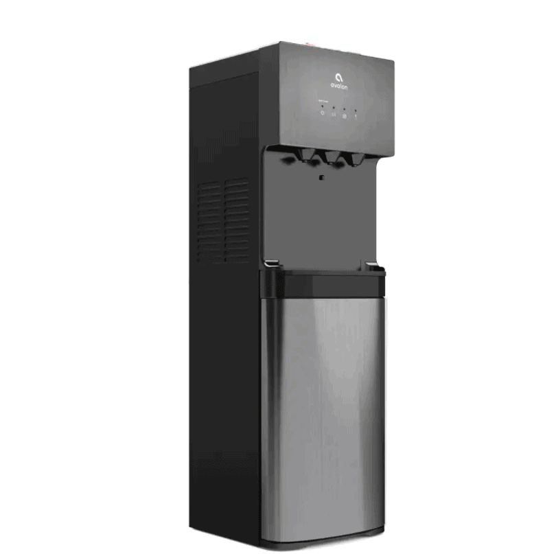 Avalon A5BLK Self Cleaning Bottleless Water Cooler Dispenser, UL/NSF/Energy Star, Black Stainless Steel