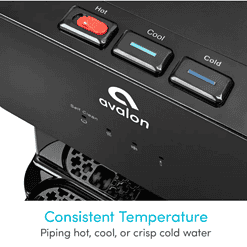 Avalon A5BLK Self Cleaning Bottleless Water Cooler Dispenser, UL/NSF/Energy Star, Black Stainless Steel