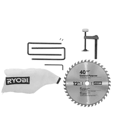 RYOBI Miter Saw TSS121 12 in. Sliding Compound with LED
