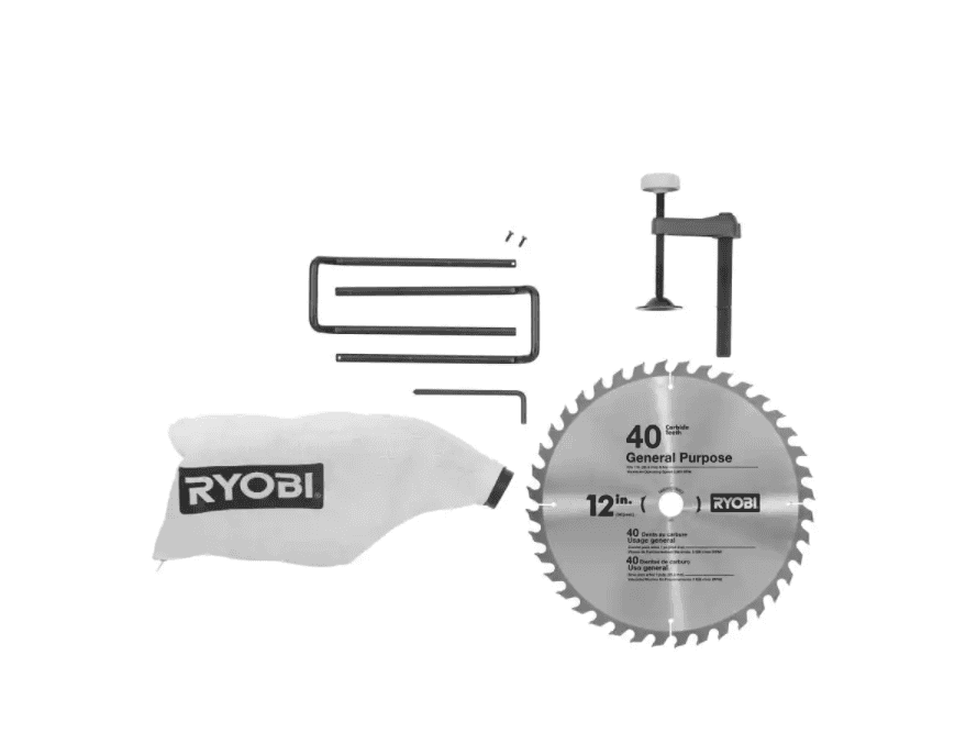 RYOBI Miter Saw TSS121 12 in. Sliding Compound with LED