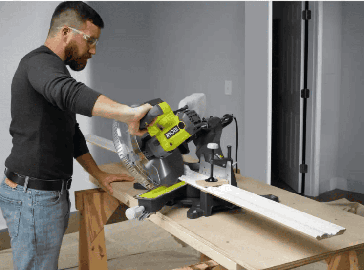 RYOBI Miter Saw TSS121 12 in. Sliding Compound with LED