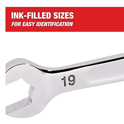 Milwaukee 48-22-9415 Combination SAE and 48-22-9515 Metric Wrench Mechanics Tool Set (30-Piece)