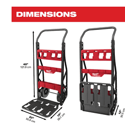Milwaukee 48-22-8415 PACKOUT 20 in. 2-Wheel Utility Cart