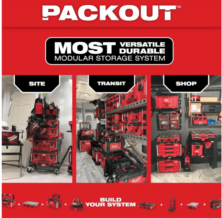 Milwaukee 48-22-8415 PACKOUT 20 in. 2-Wheel Utility Cart