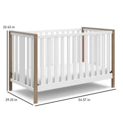 Storkcraft Modern Pacific Vintage Driftwood 4-in-1 Convertible Crib