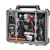 BLACK+DECKER BDCDMT1206KITC 20-Volt Max Lithium-Ion Cordless Matrix Combo Kit with Storage Case (6-Tool)