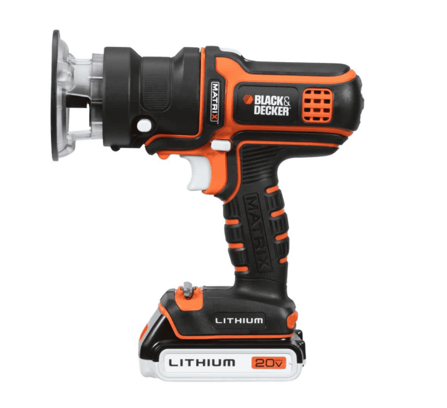 BLACK+DECKER BDCDMT1206KITC 20-Volt Max Lithium-Ion Cordless Matrix Combo Kit with Storage Case (6-Tool)