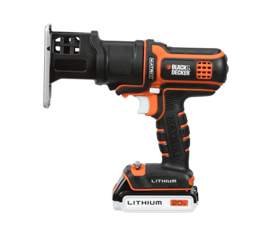 BLACK+DECKER BDCDMT1206KITC 20-Volt Max Lithium-Ion Cordless Matrix Combo Kit with Storage Case (6-Tool)